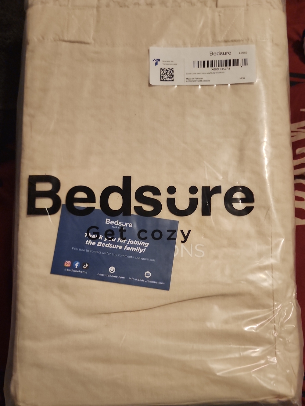 Bedsure Cream Duvet Cover – Soft Everyday Comfort